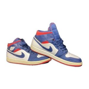 NIKE Air Jordan Air Force 1 Men's Shoes 11, Style 852542-104, red white blue